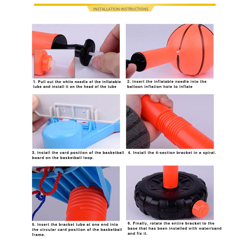 Mini Kids Basketball Ball Set Stand Play Indoor Outdoor Toys Adjustable Net Hoop Set Sport Children's Stand Shooting Fun Games
Mini Kids Basketball Ball Set Stand Play Indoor Outdoor Toys Adjustable Net Hoop Set Sport Children's Stand Shooting Fun Games