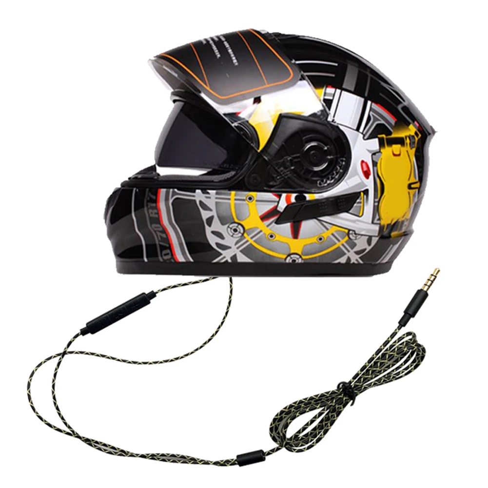 Motorcycle Helmet Headset Speakers In-Line Control 3.5mm Headset with Microphone for Motorcycle Helmet Intercom
Motorcycle Helmet Headset Speakers In-Line Control 3.5mm Headset with Microphone for Motorcycle Helmet Intercom