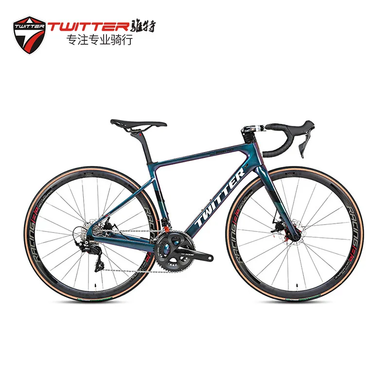 TWITTER TW STEALTHro Color Changing bicycle105 R7000-22Speed Large set of aluminum wheels carbon road bikes700C bycicle for men
TWITTER TW STEALTHro Color Changing bicycle105 R7000-22Speed Large set of aluminum wheels carbon road bikes700C bycicle for men