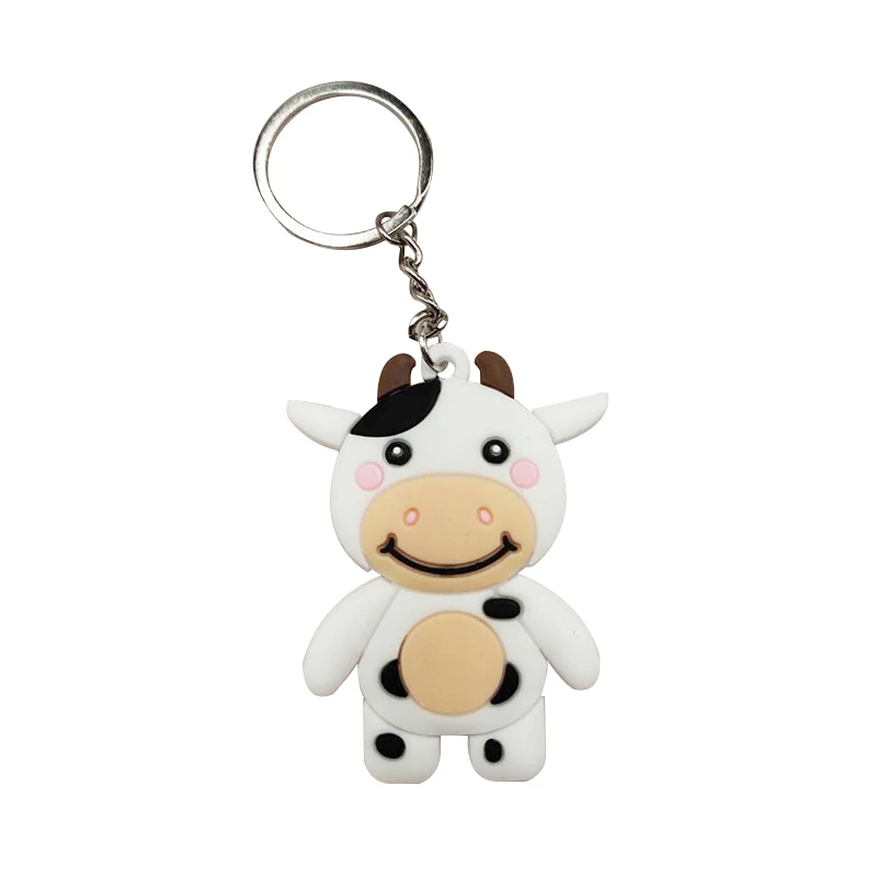 Cartoon Cow Keychain Silicone Key Ring Bag Pendant Accessories 2021 Year Of The Ox New Year Gift Key Holder
Cartoon Cow Keychain Silicone Key Ring Bag Pendant Accessories 2021 Year Of The Ox New Year Gift Key Holder