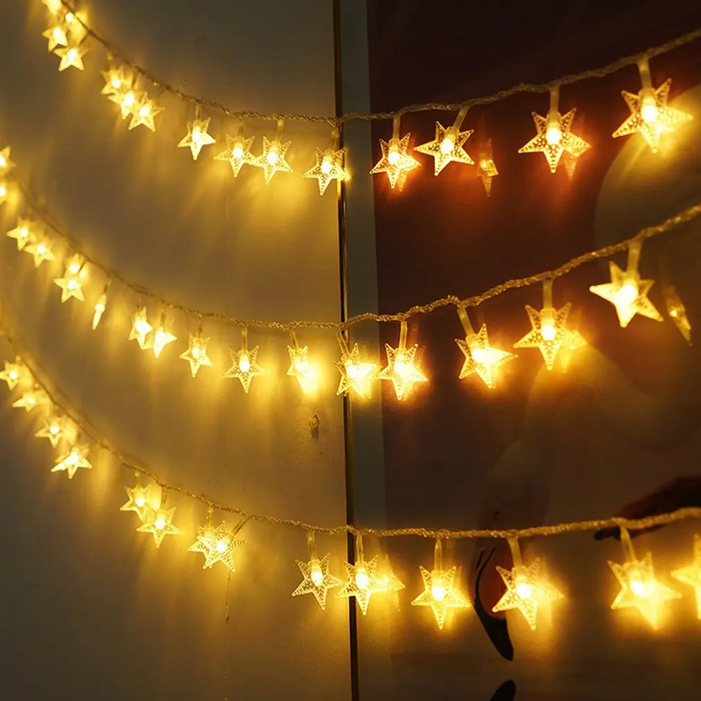 1.5/3m Star Christmas Light LED Snowflake String Fairy Lights Powered By USB For Party Wedding Garden Decor Celebration Lighting
1.5/3m Star Christmas Light LED Snowflake String Fairy Lights Powered By USB For Party Wedding Garden Decor Celebration Lighting
