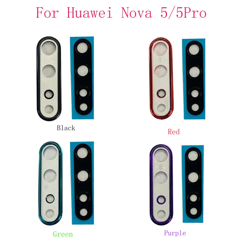 Rear Back Camera Lens Glass with Frame Holder Repair Rear Housing Cover For Huawei Nova 5 Nova 5 Pro Nova 5T Replacement Parts
Rear Back Camera Lens Glass with Frame Holder Repair Rear Housing Cover For Huawei Nova 5 Nova 5 Pro Nova 5T Replacement Parts