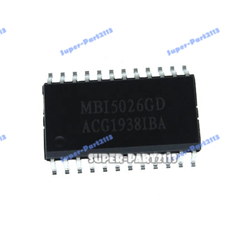 Free Shipping 5pcs/lot MBI5026GD SOP24L-1.27 90 mA LED screen display driver chip
Free Shipping 5pcs/lot MBI5026GD SOP24L-1.27 90 mA LED screen display driver chip