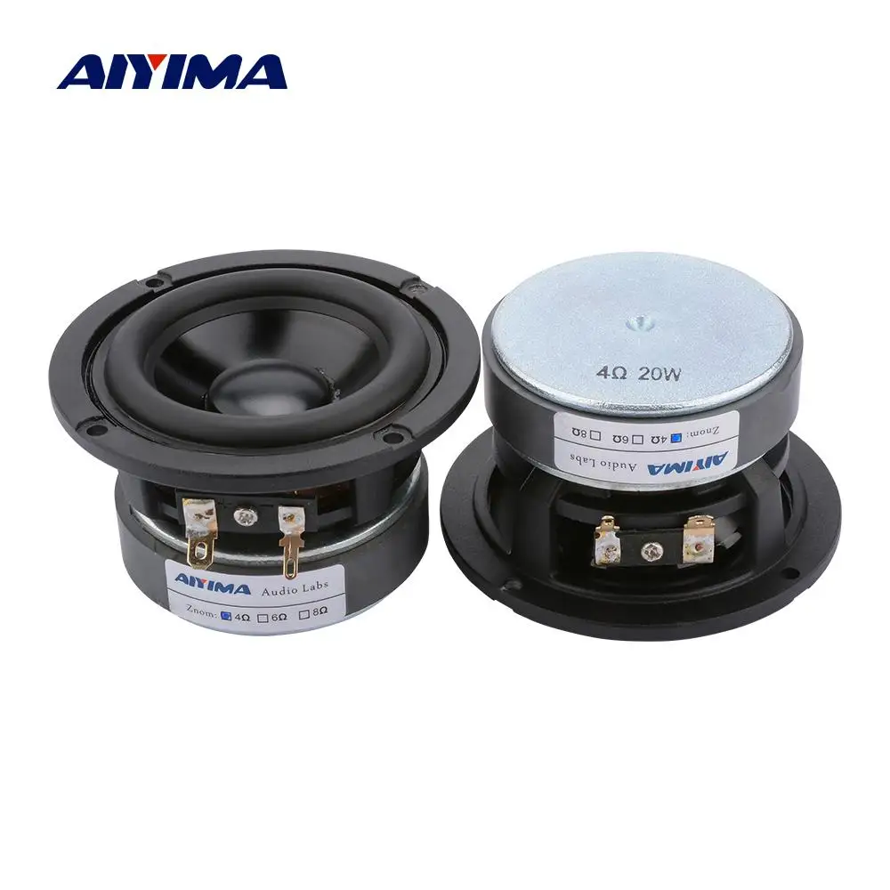 AIYIMA 2Pcs 3 Inch Home Theater Full Range Speaker Driver 4 8 Ohm 20W 25 Core Audio Loudspeaker Mid Range Bass Sound Speaker
AIYIMA 2Pcs 3 Inch Home Theater Full Range Speaker Driver 4 8 Ohm 20W 25 Core Audio Loudspeaker Mid Range Bass Sound Speaker