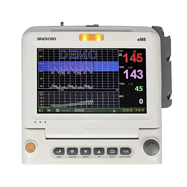 Ультразвуковой монитор SINOHERO eM8, больничный портативный Токо CTG допплер, монитор сердцебиения плода, экстренные медицинские принадлежности
Ультразвуковой монитор SINOHERO eM8, больничный портативный Токо CTG допплер, монитор сердцебиения плода, экстренные медицинские принадлежности