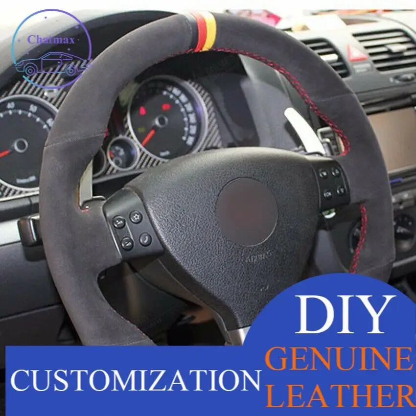 For Volkswagen Golf Black Suede Black Red Yellow Marker Car Steering Wheel Cover Anti-slip fit all season
For Volkswagen Golf Black Suede Black Red Yellow Marker Car Steering Wheel Cover Anti-slip fit all season