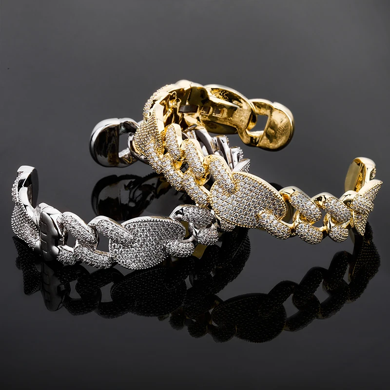 16MM Hip Hop Cuba Chain Multi Layer Gold Plated Zircon Bracelet Rock Punk Bracelet Men Fashion Jewelry 2020
16MM Hip Hop Cuba Chain Multi Layer Gold Plated Zircon Bracelet Rock Punk Bracelet Men Fashion Jewelry 2020