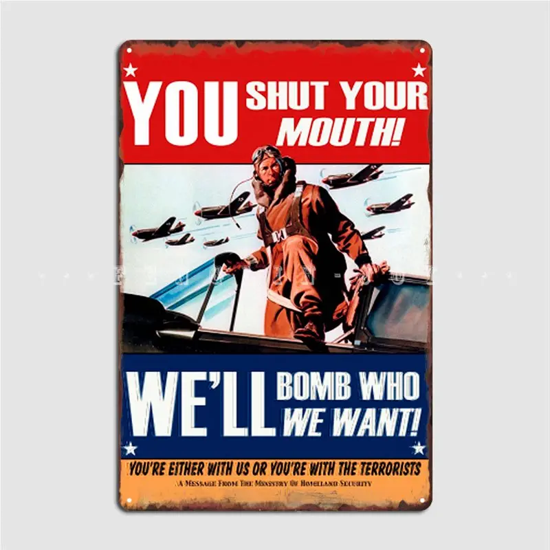 Fake Propaganda Metal Plaque Poster Club Bar Mural Painting Pub Printing Tin Sign Poster
Fake Propaganda Metal Plaque Poster Club Bar Mural Painting Pub Printing Tin Sign Poster
