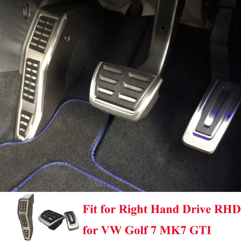 AT Right Hand Driving RHD Accelerator Pedal Pad for VW Golf 7 MK7 VII GTI R Seat MK3 Gas Brake Footrest Padels Covers for A3
AT Right Hand Driving RHD Accelerator Pedal Pad for VW Golf 7 MK7 VII GTI R Seat MK3 Gas Brake Footrest Padels Covers for A3