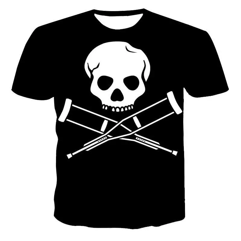 New T -Shirt Men 'S High Quality Men 'S And Women 'S T -Shirt Skull Short Sleeve 3d Printing Horror Pattern Young Men'S T -Shirt
New T -Shirt Men 'S High Quality Men 'S And Women 'S T -Shirt Skull Short Sleeve 3d Printing Horror Pattern Young Men'S T -Shirt