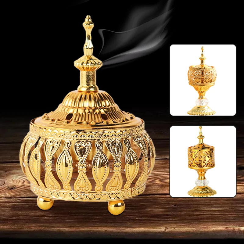 Delicate Middle East European Style Incense Burner For Home Decor Ornament Crafts Traditional Arabian Style Fragrances Diffuser
Delicate Middle East European Style Incense Burner For Home Decor Ornament Crafts Traditional Arabian Style Fragrances Diffuser