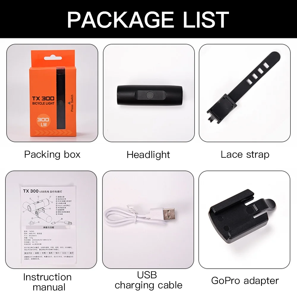 Bike Light Rainproof USB Rechargeable LED Road Bicycle Front Lamp Gopro Bracket Light Headlight Aluminum Ultralight Flashlight
Bike Light Rainproof USB Rechargeable LED Road Bicycle Front Lamp Gopro Bracket Light Headlight Aluminum Ultralight Flashlight