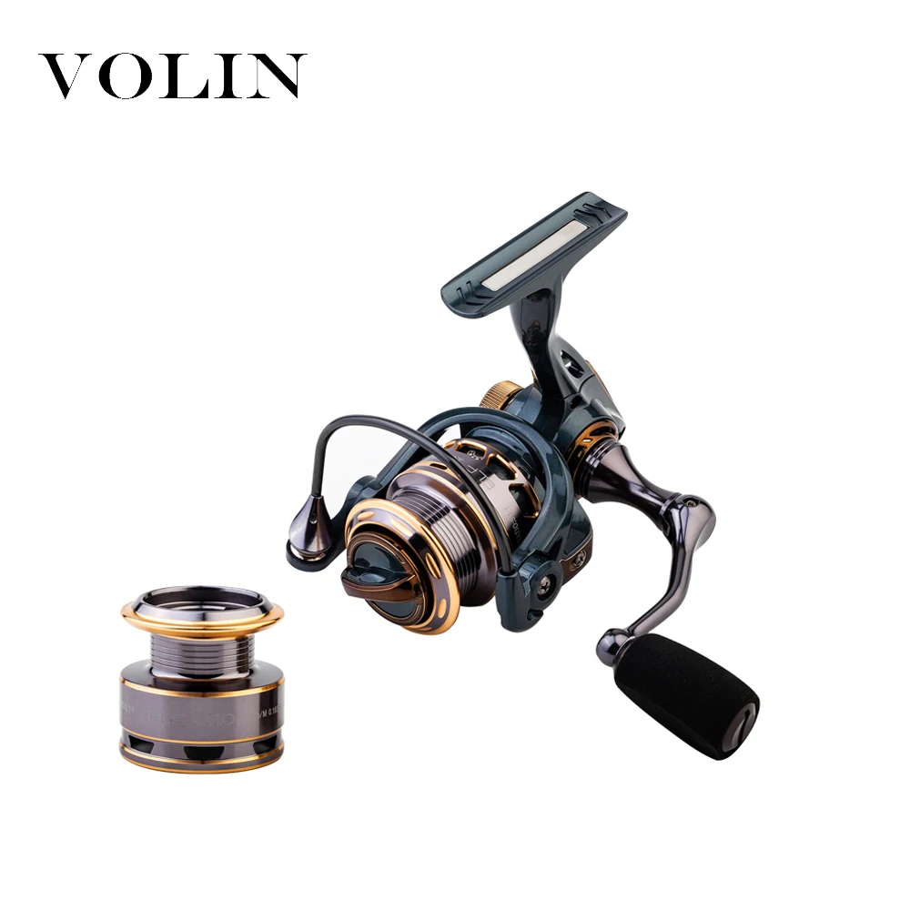Volin NEW WAVE Reel Spinning Fishing Reel for Trout Rod Max Drag 4kg 9+1 BB 5.1:1 Saltwater & Freshwater EVA Knob High Quality
Volin NEW WAVE Reel Spinning Fishing Reel for Trout Rod Max Drag 4kg 9+1 BB 5.1:1 Saltwater & Freshwater EVA Knob High Quality