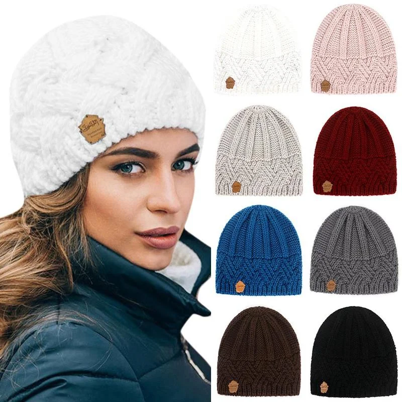 Women Knitted Beanie Cap Winter Warm Slouch Hat Outdoor Skateboard Ski Hats Skullcap Casual Hedging Caps Watch bonnet For Female
Women Knitted Beanie Cap Winter Warm Slouch Hat Outdoor Skateboard Ski Hats Skullcap Casual Hedging Caps Watch bonnet For Female
