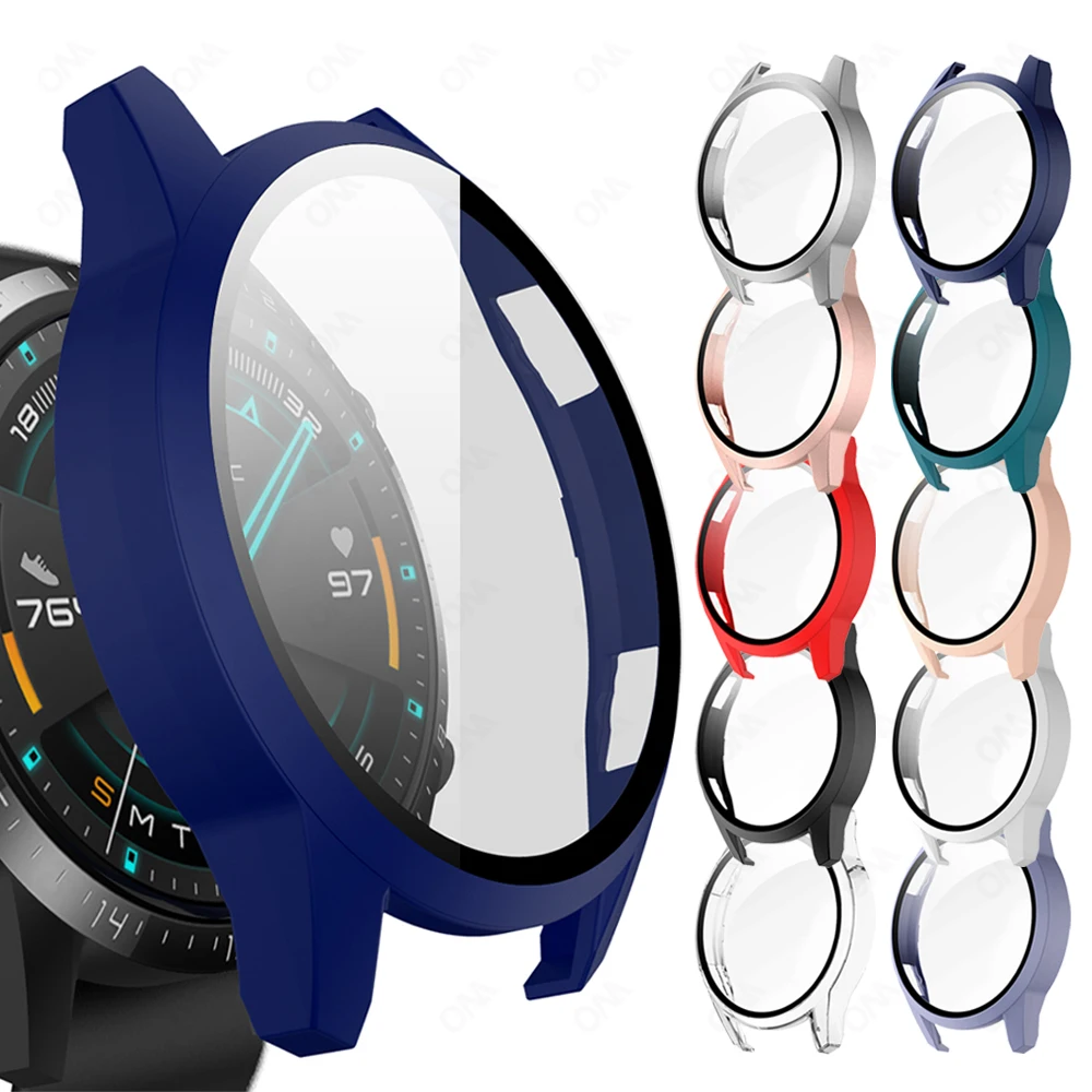 Matte Case for Huawei Watch GT 2 42MM 46MM Bumper Cover With Tempered Glass Smartwatch 9H Screen Protector film For Watch GT2
Matte Case for Huawei Watch GT 2 42MM 46MM Bumper Cover With Tempered Glass Smartwatch 9H Screen Protector film For Watch GT2