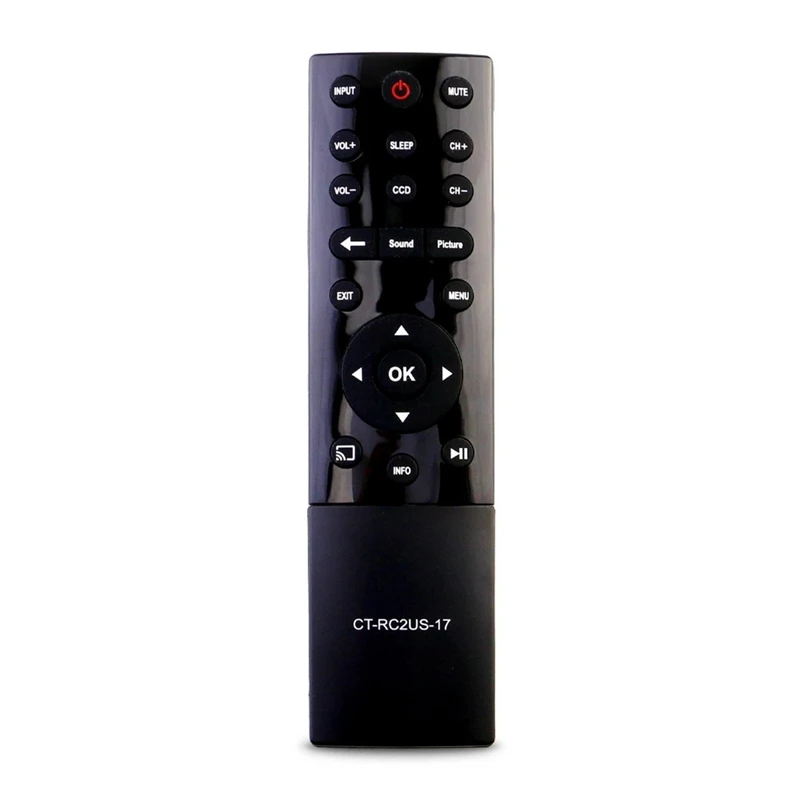 Пульт дистанционного управления для телевизора Toshiba 49L621U 43L621U CT-RC2US-17 IR
Пульт дистанционного управления для телевизора Toshiba 49L621U 43L621U CT-RC2US-17 IR