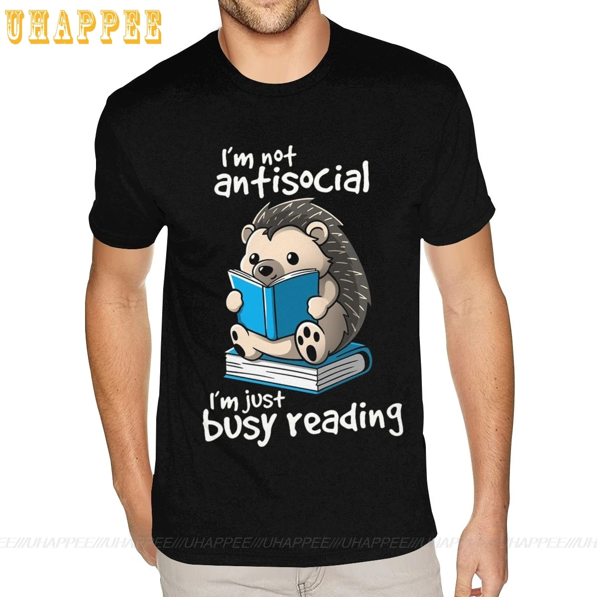 Slim Antisocial Hedgehog T Shirts Custom Cotton Short Sleeve Boys 4XL Black Shirt
Slim Antisocial Hedgehog T Shirts Custom Cotton Short Sleeve Boys 4XL Black Shirt