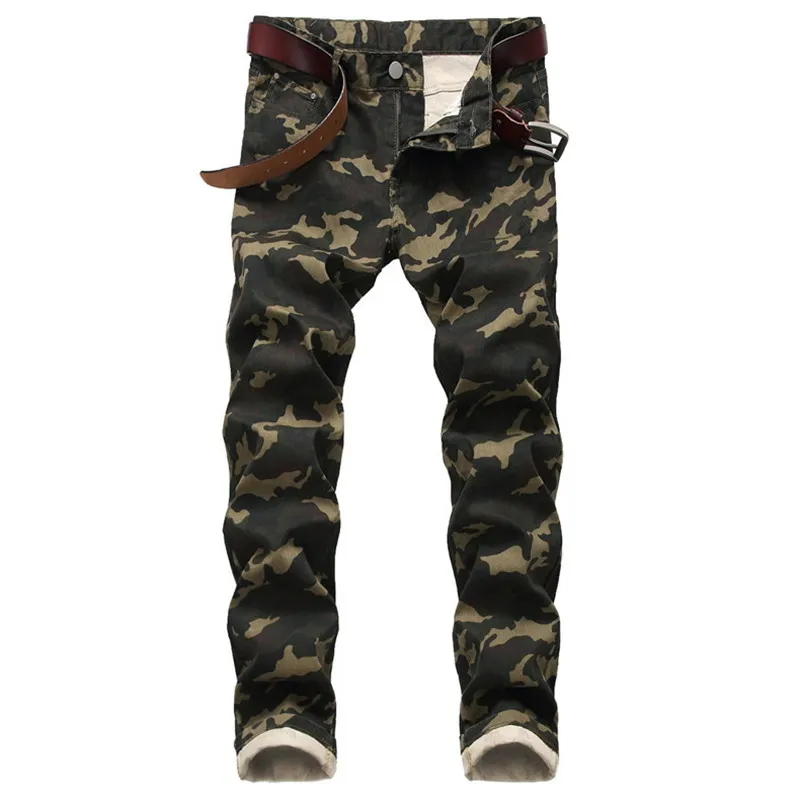 Men Slim Stretch Jeans Army Green Printed Casual Pants Men Camo Jeans Personality
Men Slim Stretch Jeans Army Green Printed Casual Pants Men Camo Jeans Personality
