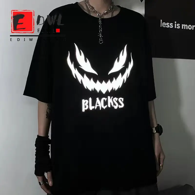 Футболка женская Светоотражающая с коротким рукавом, модный топ свободного покроя в стиле хип-хоп, уличная одежда с коротким рукавом, лето ...
Футболка женская Светоотражающая с коротким рукавом, модный топ свободного покроя в стиле хип-хоп, уличная одежда с коротким рукавом, лето ...