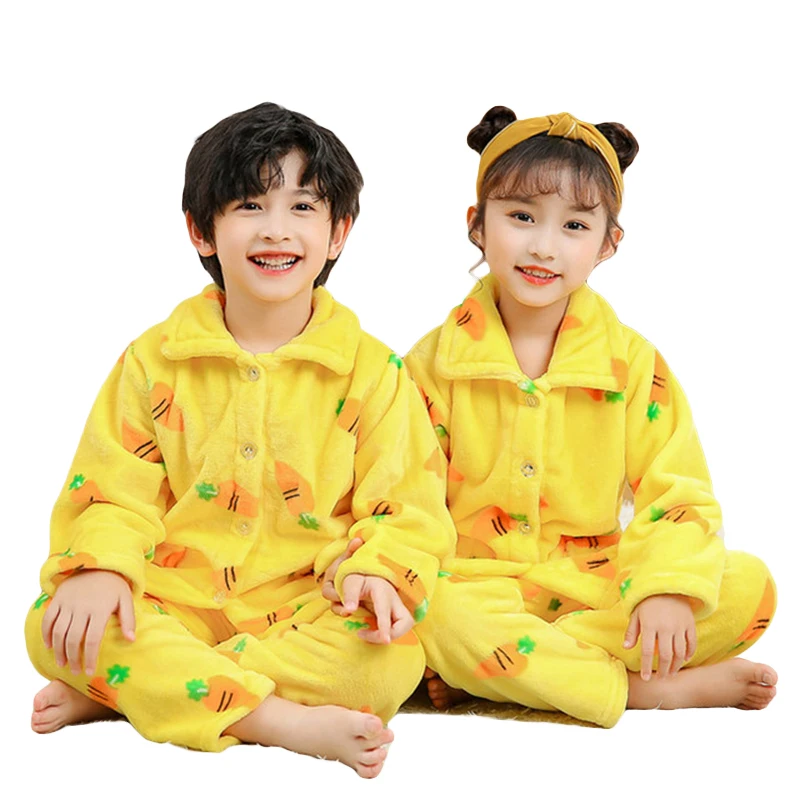 Girls Pajamas Sets Boys Cardigan Pajamas Coat Winter Baby Girl Sleepwear Flannel Homewear Kids Clothing Set Children’s Pajamas
Girls Pajamas Sets Boys Cardigan Pajamas Coat Winter Baby Girl Sleepwear Flannel Homewear Kids Clothing Set Children’s Pajamas