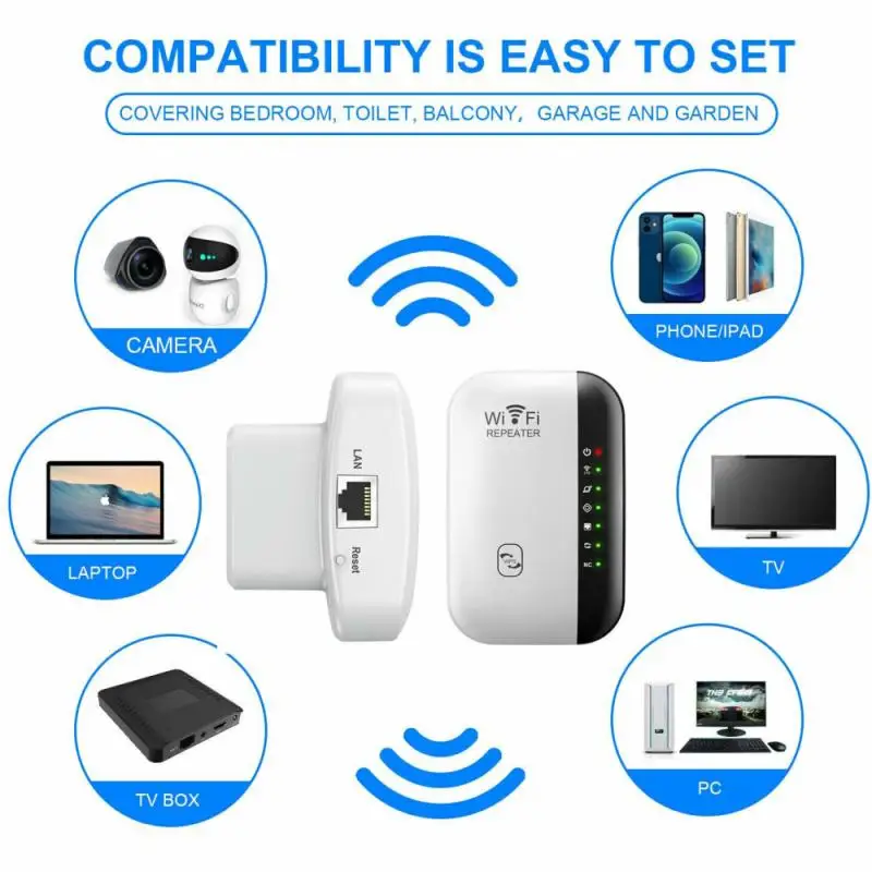 2021 NEW 2.4G Wireless WiFi Repeater 300Mbps Wifi Range Extender Wi-Fi Signal Amplifier WIFI Booster 802.11n/b/g Access Point
2021 NEW 2.4G Wireless WiFi Repeater 300Mbps Wifi Range Extender Wi-Fi Signal Amplifier WIFI Booster 802.11n/b/g Access Point