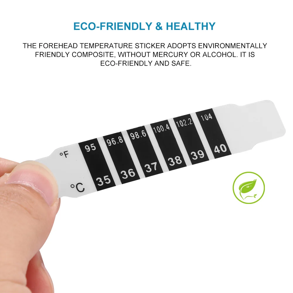 Forehead Temperature Sticker Forehead Temperature Strips Fever Thermometer Strip Adhesive Checking Thermometer Strip Cold Cough
Forehead Temperature Sticker Forehead Temperature Strips Fever Thermometer Strip Adhesive Checking Thermometer Strip Cold Cough