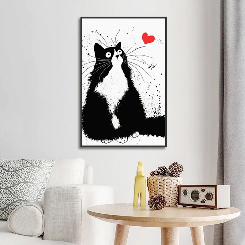 Cute Cats Cartoon Simple Pictures On The Wall Housing Decoration Poster For The Living Room Canvas Print Modern Painting Artwork
Cute Cats Cartoon Simple Pictures On The Wall Housing Decoration Poster For The Living Room Canvas Print Modern Painting Artwork
