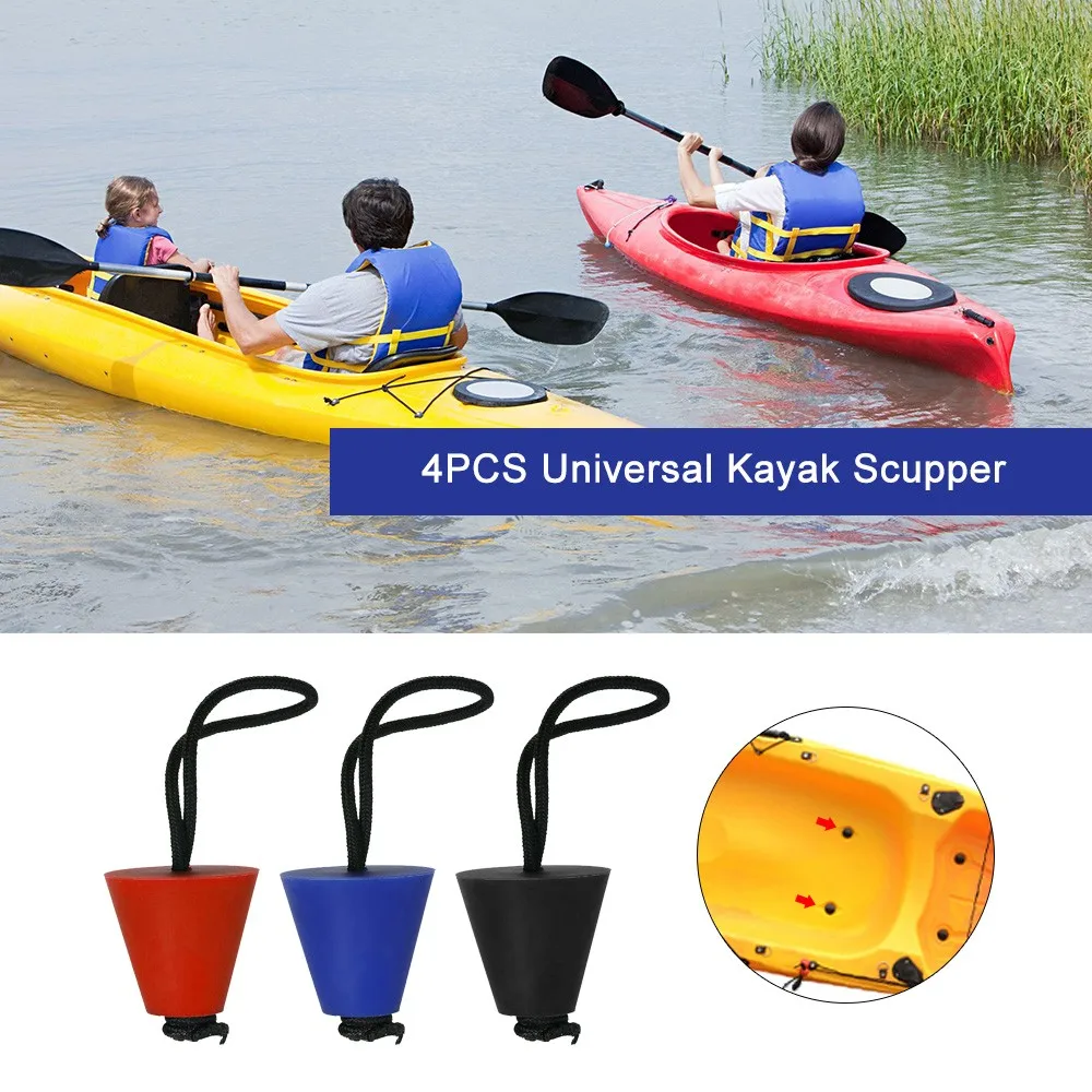 4PCS Best Universal Kayak Scupper Plug Kit Kayak Scupper Plug Kit Canoe Drain Holes Stopper Bung
4PCS Best Universal Kayak Scupper Plug Kit Kayak Scupper Plug Kit Canoe Drain Holes Stopper Bung