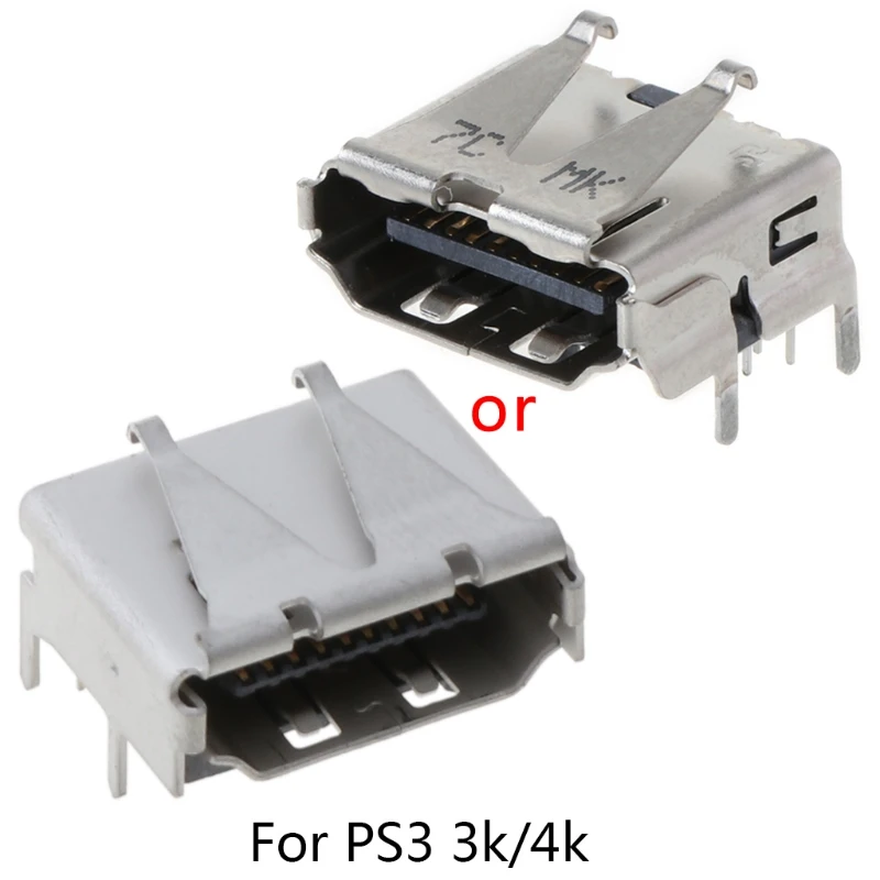 

For Playstation 3 PS3 HD PS 3 Super Slim 3000 4000 3K 4K HDMI Port Jack Socket Interface Connector Replacement K3NB