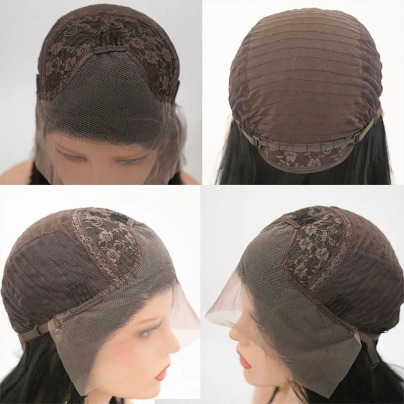 RONGDUOYI High Temperature Fiber Lace Wig Braided Synthetic Lace Front Wigs for Women Long Black Hair Braids Wig Daily Use Wigs
RONGDUOYI High Temperature Fiber Lace Wig Braided Synthetic Lace Front Wigs for Women Long Black Hair Braids Wig Daily Use Wigs