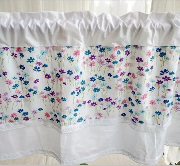 Elegant white double fabric short curtain. Printed sunshade half curtain. Decorate the cabinet curtains. Coffee curtain
Elegant white double fabric short curtain. Printed sunshade half curtain. Decorate the cabinet curtains. Coffee curtain