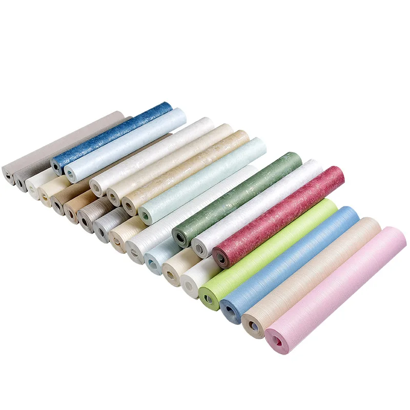 Simple modern non woven fabric solid color wallpaper living room bedroom warm background wall hotel project wallpaper
Simple modern non woven fabric solid color wallpaper living room bedroom warm background wall hotel project wallpaper