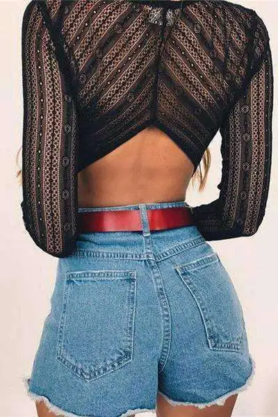 Hollow Out Lace Deep V Long Sleeve Bodysuit Top
Hollow Out Lace Deep V Long Sleeve Bodysuit Top