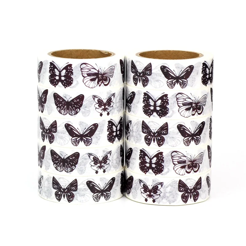 NEW 10pcs/Lot Decorative Cute Brown Butterflies Washi Tapes Japanese Paper Scrapbooking Adhesive Masking Tape Stationery
NEW 10pcs/Lot Decorative Cute Brown Butterflies Washi Tapes Japanese Paper Scrapbooking Adhesive Masking Tape Stationery