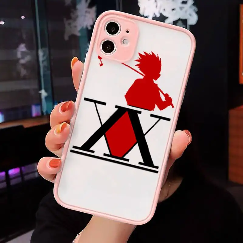 Hunter X hunter Phone Case matte transparent For Pink iPhone 7 8 x xs xr 11 12 pro plus mini max Clear Funda
Hunter X hunter Phone Case matte transparent For Pink iPhone 7 8 x xs xr 11 12 pro plus mini max Clear Funda