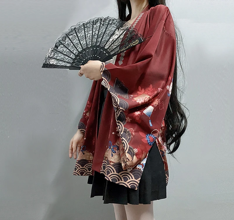 Japanese Kimono Cardigan Clothing Shirt Haori Obi Yukata Beach Summer Inari Shrine Kimono Style Cosplay
Japanese Kimono Cardigan Clothing Shirt Haori Obi Yukata Beach Summer Inari Shrine Kimono Style Cosplay