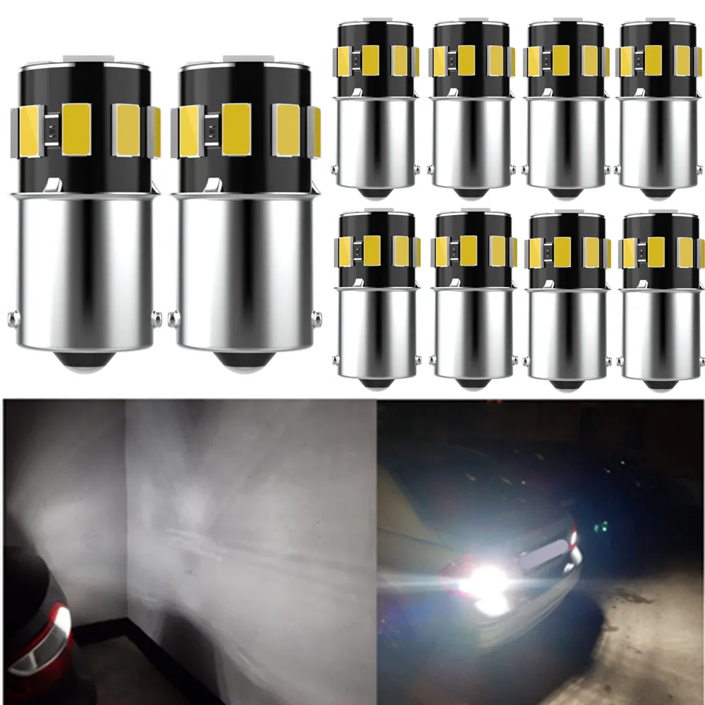 10x Canbus P21W 1156 BA15S LED Reversing lights For Skoda Superb Octavia 2 FL 2010 2011 2012 2013 LED Daytime Running Light DRL
10x Canbus P21W 1156 BA15S LED Reversing lights For Skoda Superb Octavia 2 FL 2010 2011 2012 2013 LED Daytime Running Light DRL