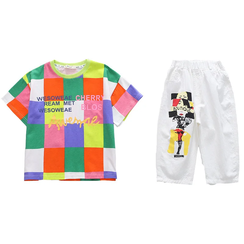 Children's clothing boys short-sleeved suit 2021 summer new big kids Korean fashion trend color plaid two-piece suit BT24
Children's clothing boys short-sleeved suit 2021 summer new big kids Korean fashion trend color plaid two-piece suit BT24