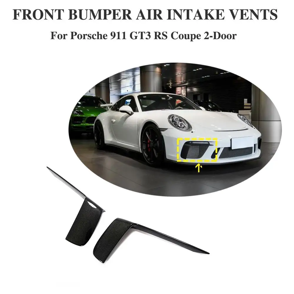 Front Bumper Air Intake Vents For Porsche 911 Gt3 RS Coupe 2-door 2017 2018 Dry Carbon fiber
Front Bumper Air Intake Vents For Porsche 911 Gt3 RS Coupe 2-door 2017 2018 Dry Carbon fiber