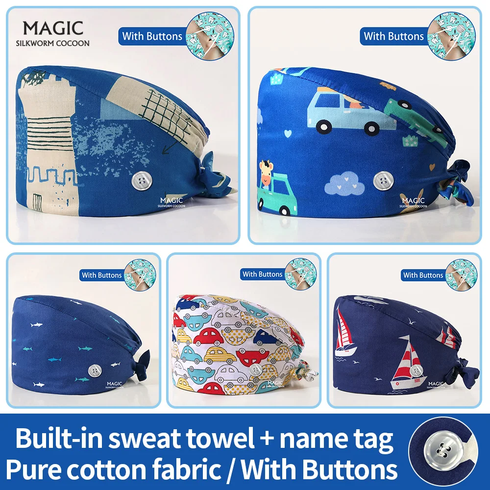 Pet Grooming nurse Scrubs Hats with Sweat-absorbent Multicolor medical Caps Health Check doctor work Caps Elastic Surgical Hats
Pet Grooming nurse Scrubs Hats with Sweat-absorbent Multicolor medical Caps Health Check doctor work Caps Elastic Surgical Hats