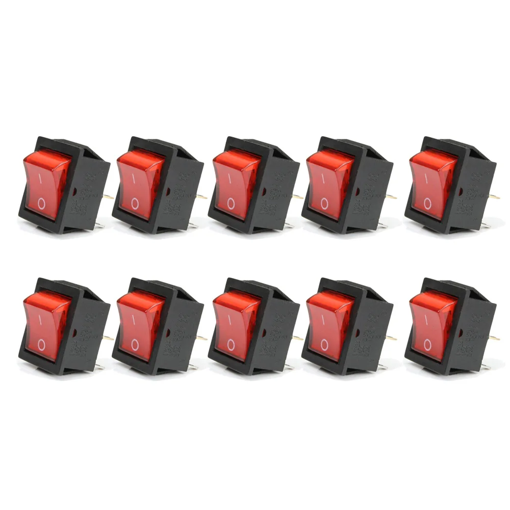 10pcs Red Light 4 Pin DPST ON/OFF Rocker Switch KCD4 15A/250V 20A/125V AC Easy Plug And Play
10pcs Red Light 4 Pin DPST ON/OFF Rocker Switch KCD4 15A/250V 20A/125V AC Easy Plug And Play