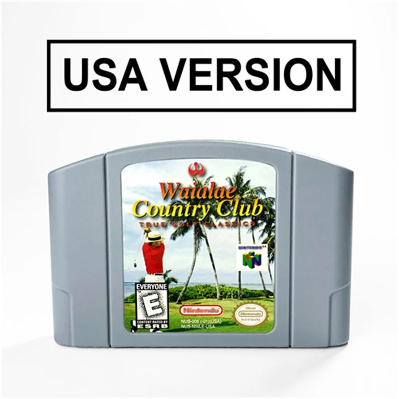 Waialae Country Club True Golf Classics For 64 Bit Video Game Cartridge USA Version NTSC
Waialae Country Club True Golf Classics For 64 Bit Video Game Cartridge USA Version NTSC