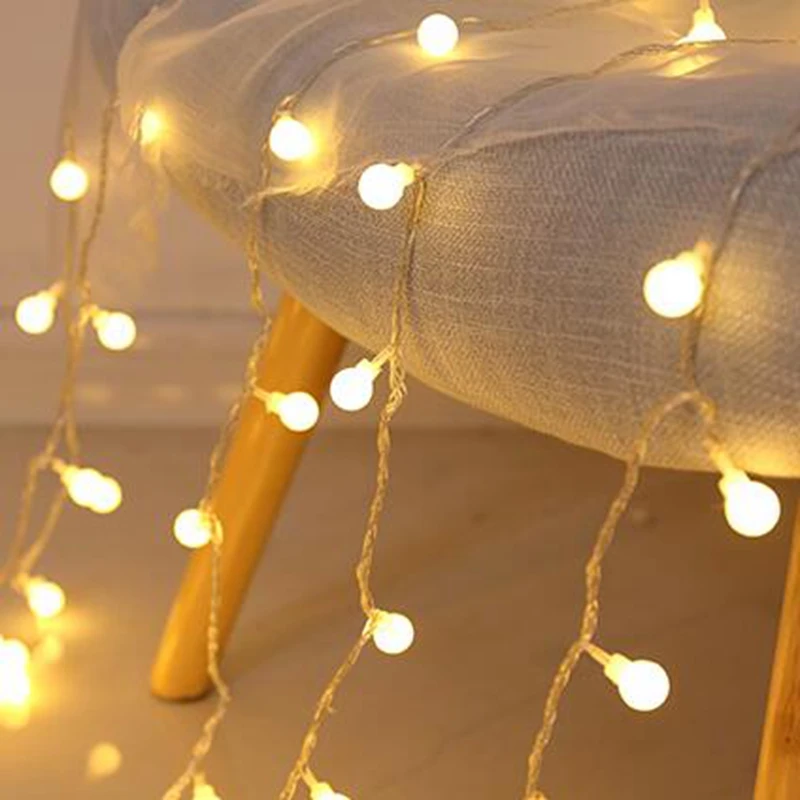 2M 5M 10M Cherry Balls LED Fairy String Lights Battery USB 220V 110V Operated Wedding Christmas Outdoor Room Garland Decoration
2M 5M 10M Cherry Balls LED Fairy String Lights Battery USB 220V 110V Operated Wedding Christmas Outdoor Room Garland Decoration