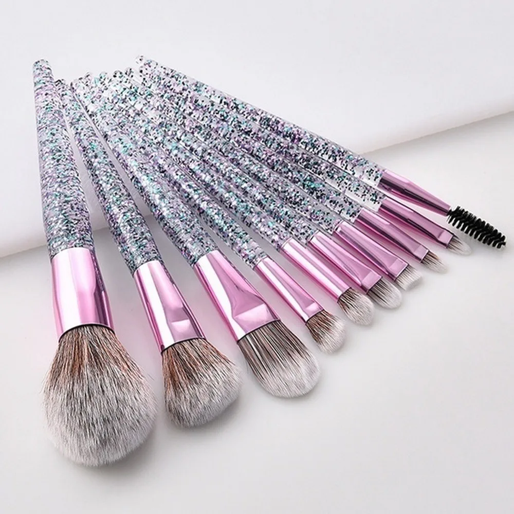 6/10Pcs Makeup Brushes Set Glitter Crystal Foundation Eyeshadow Blooming High Quality Professional Makeup Brush Beauty Cosmetic
6/10Pcs Makeup Brushes Set Glitter Crystal Foundation Eyeshadow Blooming High Quality Professional Makeup Brush Beauty Cosmetic