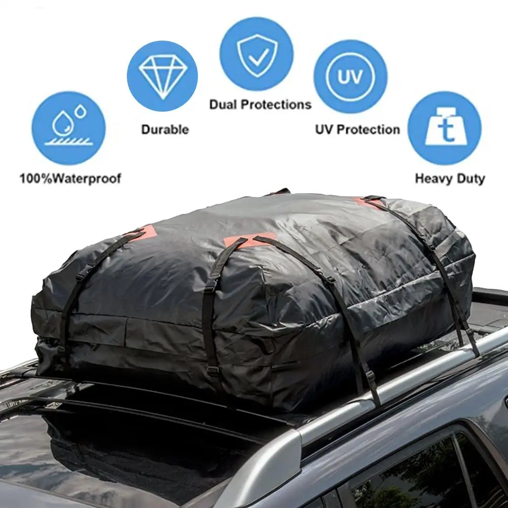 Universal Heavy Duty Waterproof Car Roof Top Rack Carrier Cargo Bag Luggage Storage Bag UV Protection Car Roof Rack for SUV Van
Universal Heavy Duty Waterproof Car Roof Top Rack Carrier Cargo Bag Luggage Storage Bag UV Protection Car Roof Rack for SUV Van