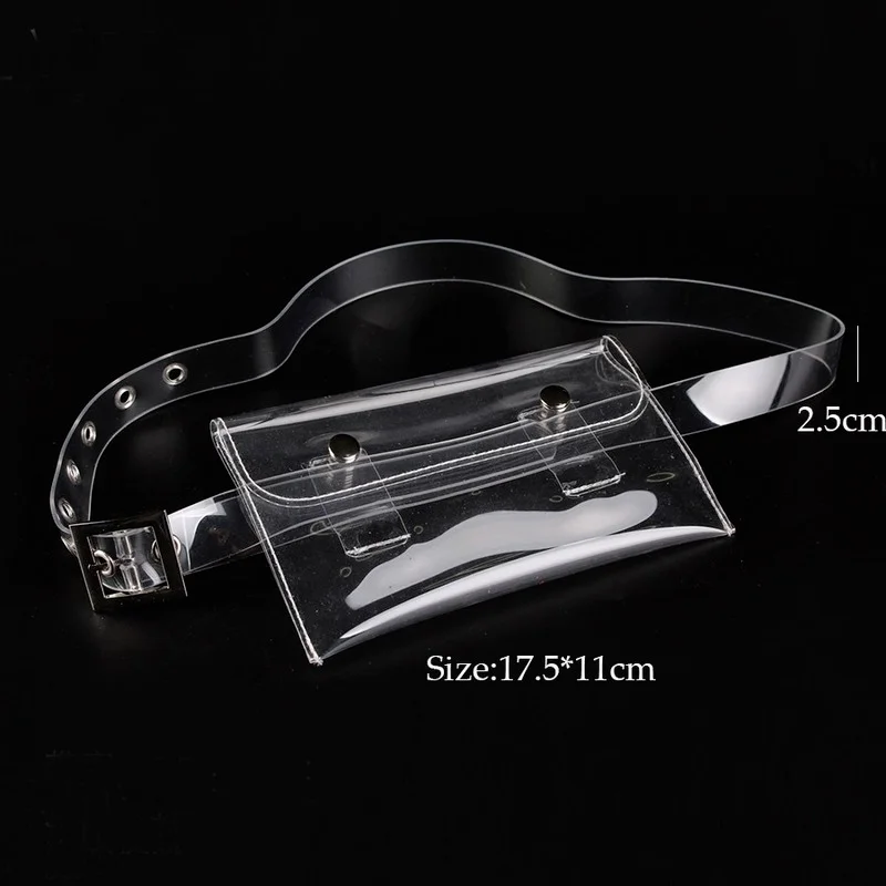 Fashion Transparent PVC Waist Bag Women Waist Packs Travel Ladies Belt Wallets Waist Pack Coin Card Phone Holder Case Bag
Fashion Transparent PVC Waist Bag Women Waist Packs Travel Ladies Belt Wallets Waist Pack Coin Card Phone Holder Case Bag