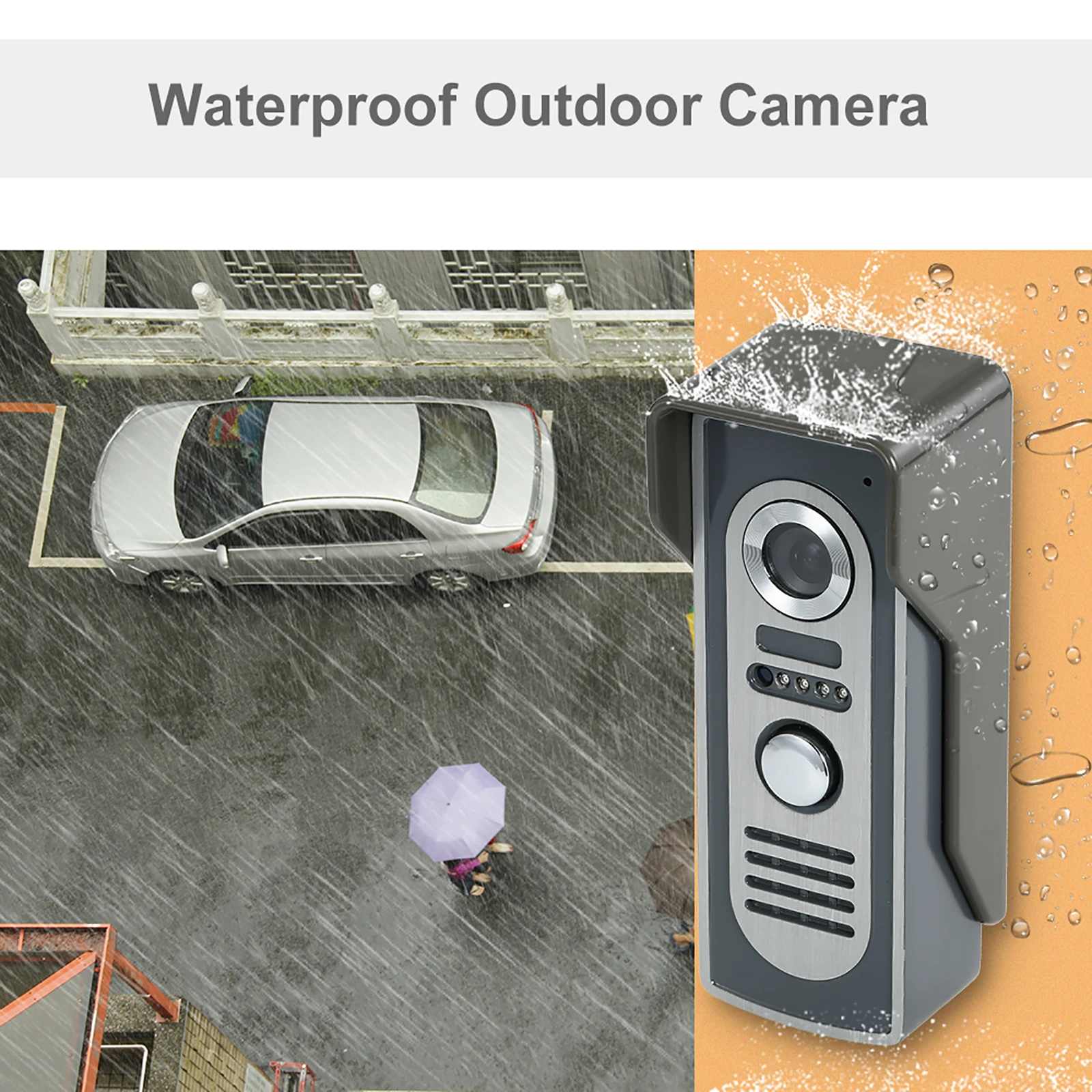 OWSOO 7 Inch Video Door Phone Doorbell Intercom Kit Night Vision Hands-free Call Electric Lock-control for Home Security
OWSOO 7 Inch Video Door Phone Doorbell Intercom Kit Night Vision Hands-free Call Electric Lock-control for Home Security