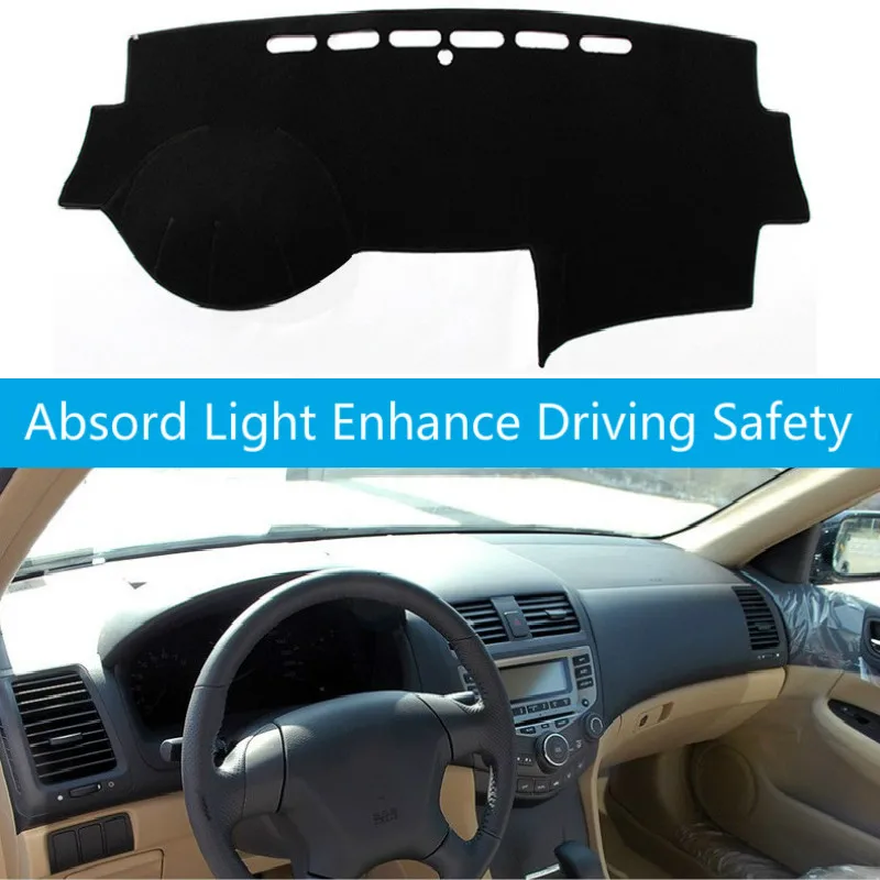 Anti-UV Dashboard Cover Dashmat Mat Pad Sun Shade Instrument Carpet Car Styling For Honda Accord 7th 2003- 2006 2007 Accessories
Anti-UV Dashboard Cover Dashmat Mat Pad Sun Shade Instrument Carpet Car Styling For Honda Accord 7th 2003- 2006 2007 Accessories