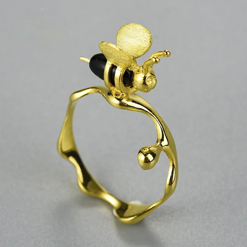 Honeybee 925 Sterling Silver Rings for Women Natural Agate 925 Silver Ring Personality Originality Sterling Silver 925 Ring Gold
Honeybee 925 Sterling Silver Rings for Women Natural Agate 925 Silver Ring Personality Originality Sterling Silver 925 Ring Gold