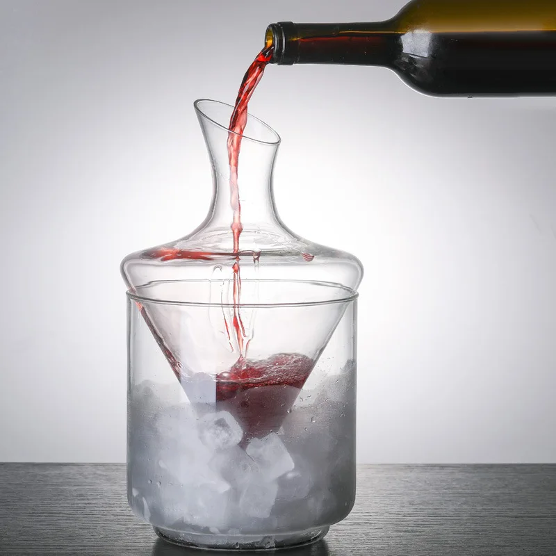 Red Wine Decanter Set Crystal Glass Hand Decanter Base Refrigerated Sober Wine For KTV Party Bar Home Gift Set
Red Wine Decanter Set Crystal Glass Hand Decanter Base Refrigerated Sober Wine For KTV Party Bar Home Gift Set